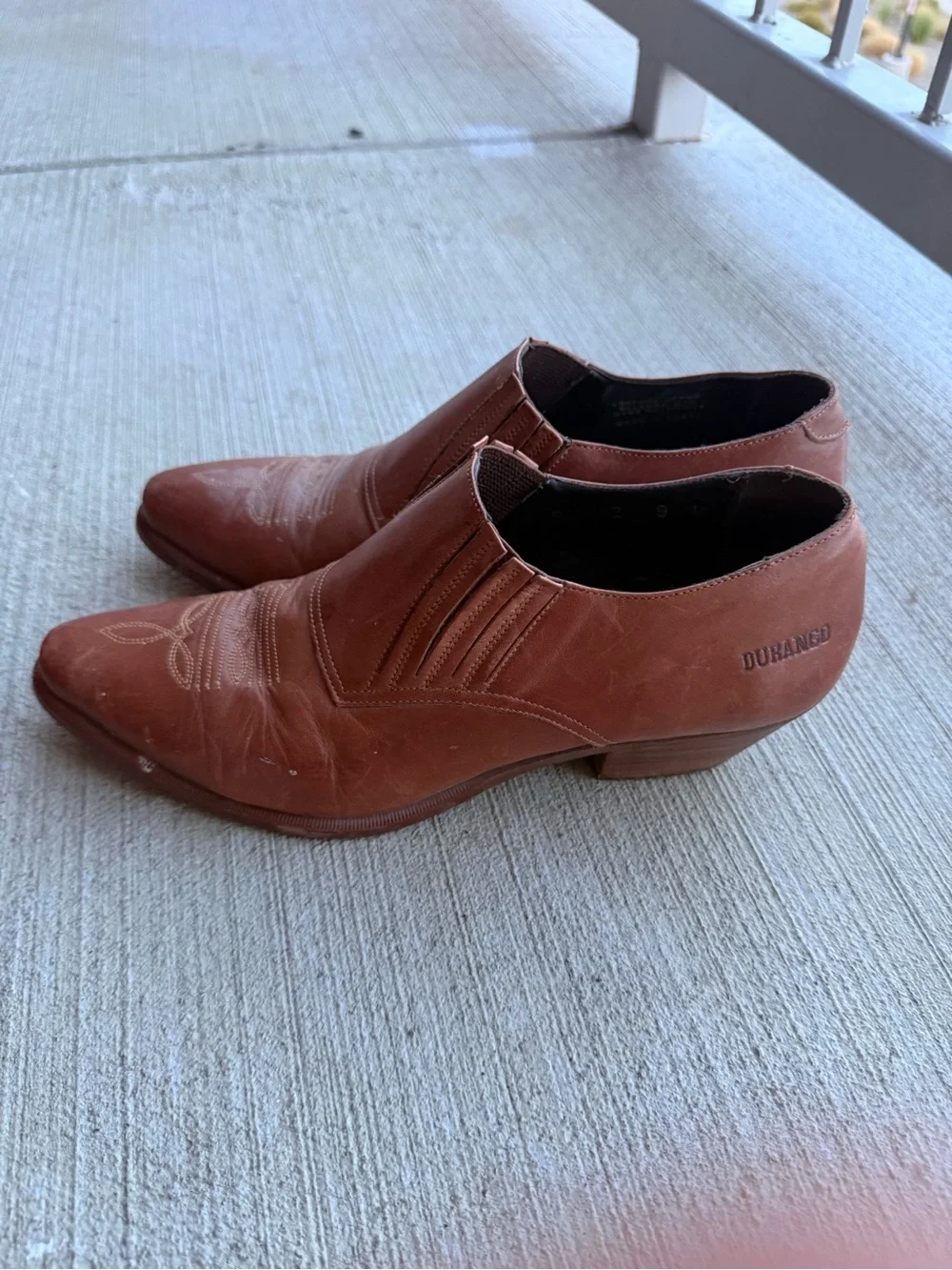 Durango Red/Brown (2 pairs) Real Leather Booties